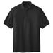 Black Port Authority Silk Touch Polo With Logo
