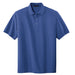 Mediterranean  Blue Port Authority Silk Touch Polo With Logo