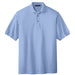 Light Blue Port Authority Silk Touch Polo With Logo