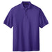 Purple Port Authority Silk Touch Polo With Logo