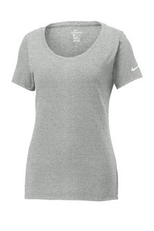 Dark Grey Heather Custom Nike Ladies Cotton T-Shirt