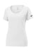 White Custom Nike Ladies Cotton T-Shirt