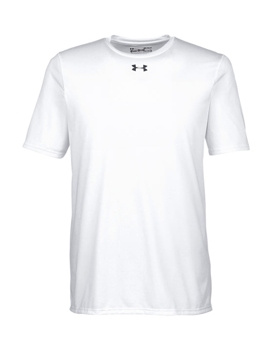 White Custom Under Armour Performance T-Shirt