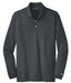 Anthracite Nike Tall Long Sleeve Dri-FIT Stretch Tech Polo With Logo