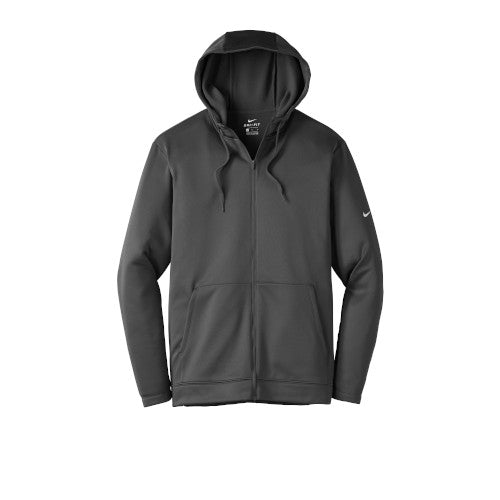 Nike Mens L Therma-Fit Geo-Print Logo Hoodie Sweatshirt Zip