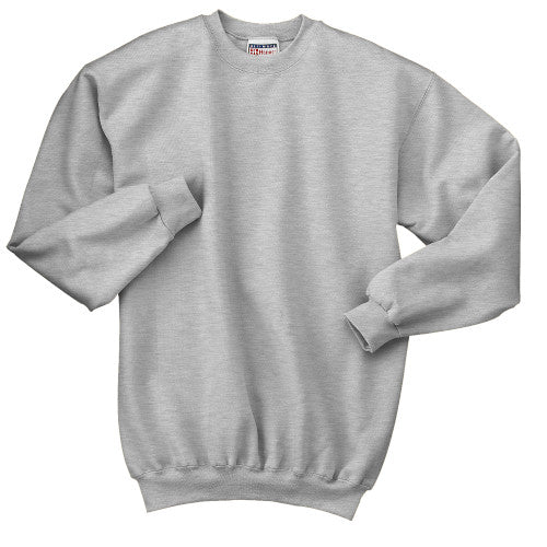 Ash Custom Hanes Crewneck Sweatshirt