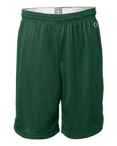 Athletic Dark Green Custom Champion Polyester Mesh 9" Shorts