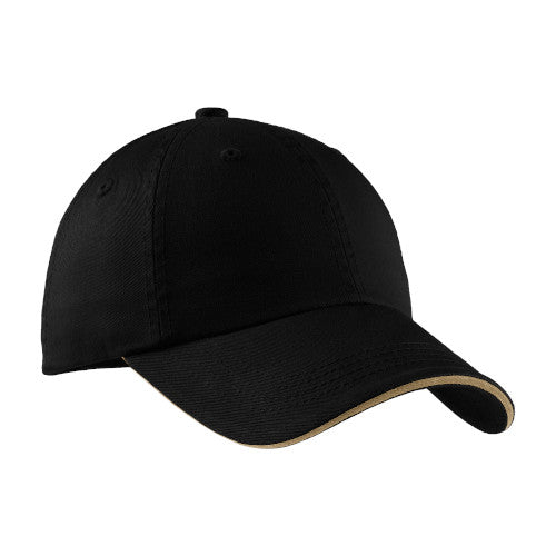 Black/Khaki Custom Embroidered Hat