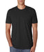 Black Custom Next Level Premium T-Shirt with logo