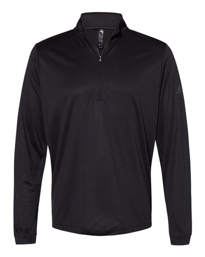 Black Custom Adidas - Lightweight Quarter Zip Pullover