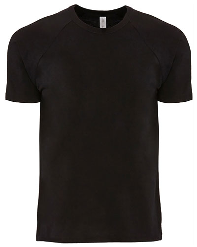 Next Level N3650 Unisex Raglan Short-Sleeve T-Shirt Antque Gold/ Blk S