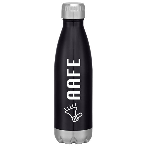 Black Custom Cola Shaped Stainless Steel Bottle