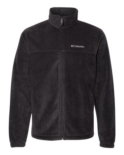 Black Custom Columbia Steens Mountain Fleece 2.0 Full-Zip Jacket
