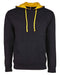 Black/ Gold Custom Next Level Unisex French Terry Pullover Hoody