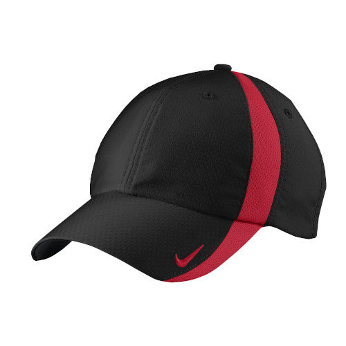 Black/Gym Red Custom Nike Golf Hat