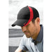 Black/Gym Red Custom Nike Golf Hat with logo