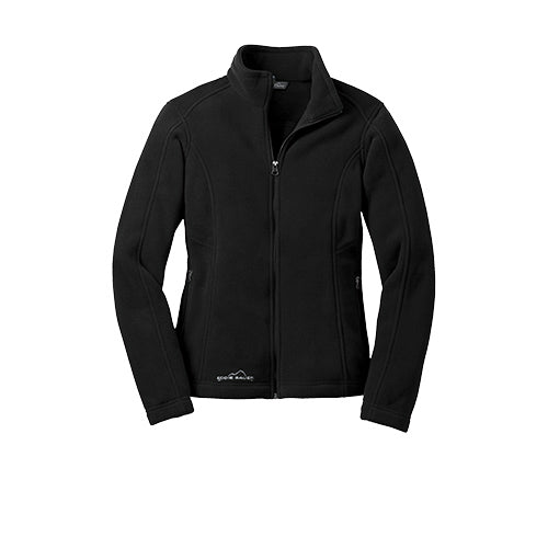 Black Custom Eddie Bauer Ladies Full-Zip Fleece Jacket