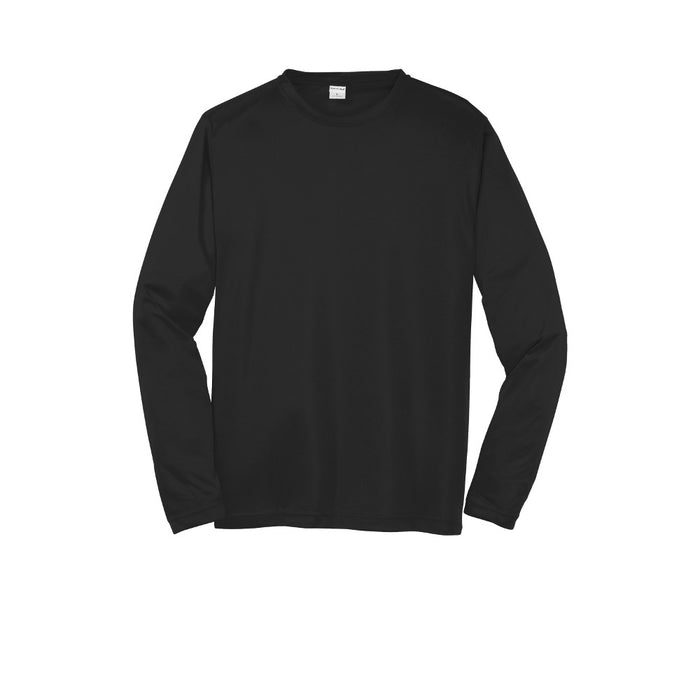 Black Custom Long Sleeve Dry Performance T-Shirt