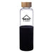 Black Custom Modern Glass Water Bottle