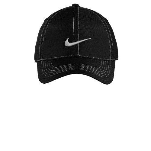 Black Custom Nike Swoosh Hat