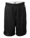 Black Custom Champion Polyester Mesh 9" Shorts