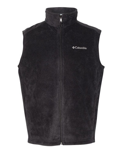 Black Custom Columbia Steens Mountain Fleece Vest