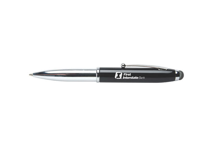 Black Custom Triple Function Pen