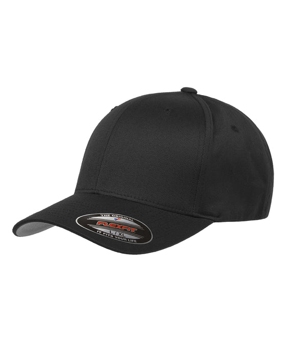 Black Custom Yupoong Flexfit Cap Hat