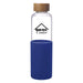 Blue Custom Modern Glass Water Bottle