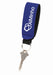 Blue Custom Neoprene Strap Keychain