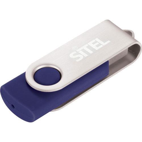 Blue Custom USB Flash Drive 1GB of memory