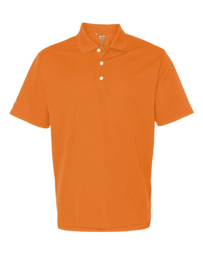 Bright Orange Custom Adidas Basic Polo