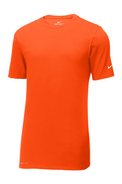 Brilliant Orange Custom Nike Cotton T-Shirt