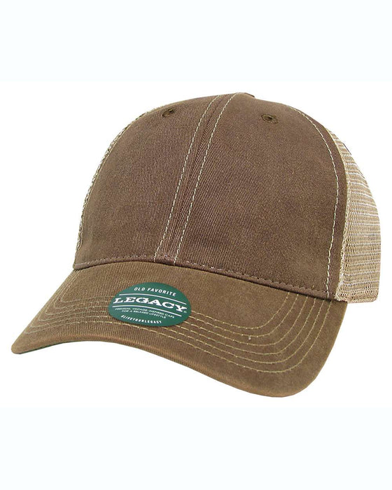 Brown-Khaki Custom LEGACY - Old Favorite Trucker Hat