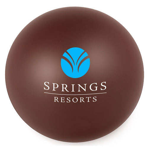 Brown Custom Stress Ball