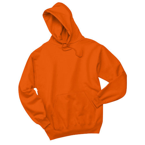 Burnt Orange Custom Jerzees Hooded Sweatshirt