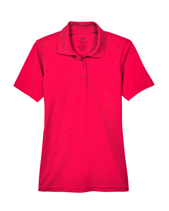 Cardinal Red Ladies Dry Wicking Polo With Logo