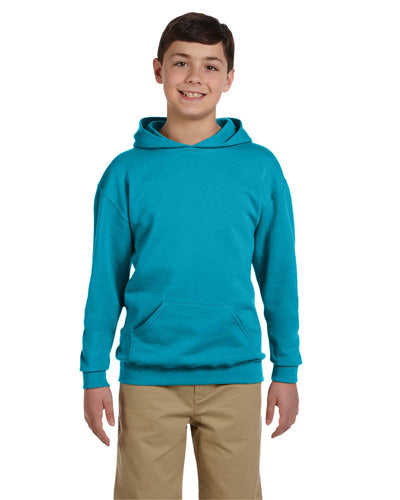 Carolina Blue Custom Jerzees Youth Hooded Sweatshirt