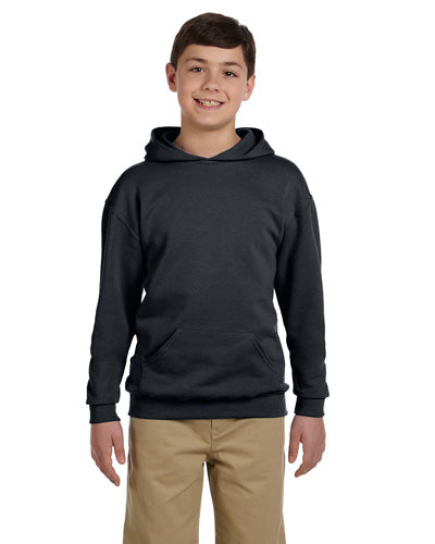Charcoal Grey Custom Jerzees Youth Hooded Sweatshirt