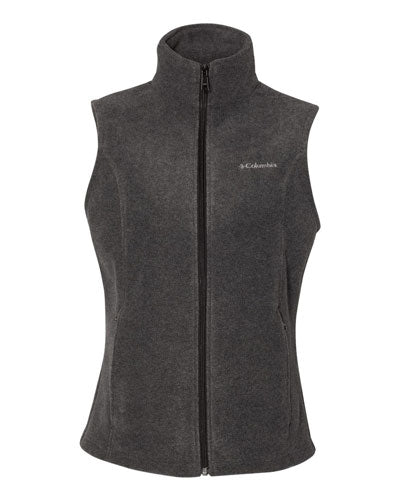 Charcoal Heather Custom Columbia Women’s Benton Springs Fleece Vest