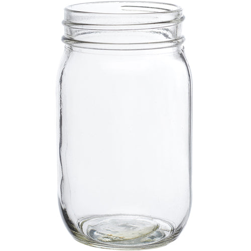 Clear Custom 16oz Mason Jar Drinking Glass