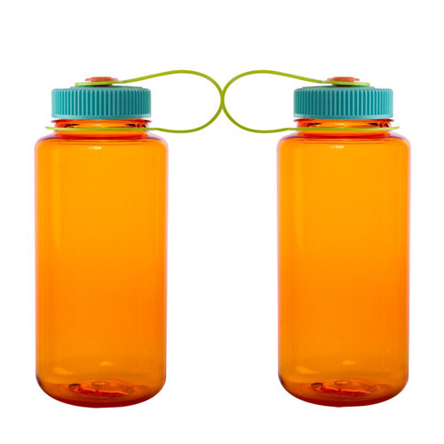 Orange 32oz Wide Mouth Sustain Water Bottle - Nalgene
