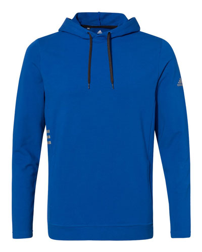 Collegiate Blue Custom Adidas - Lightweight Hooded Sweatshirt