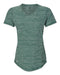 Collegiate Green Custom Adidas - Women's Melange Tech T- Shirt