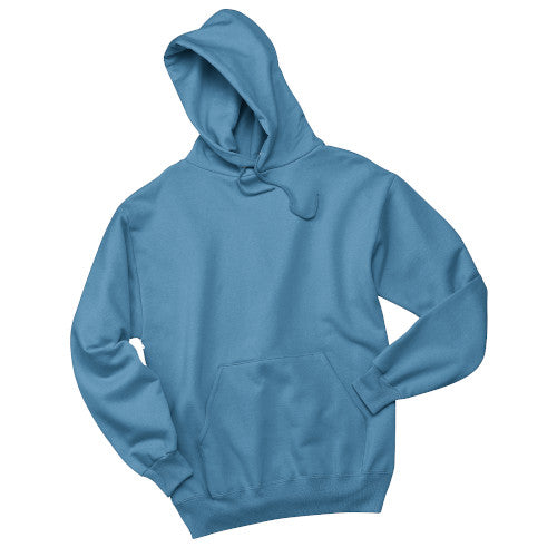 Columbia Blue Custom Jerzees Hooded Sweatshirt