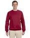 Crimson Custom Jerzees Crewneck Sweatshirt