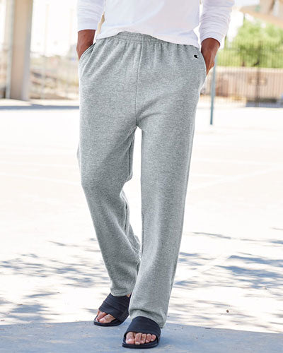 Champion Double Dry Eco Open Bottom Sweatpants with Pockets