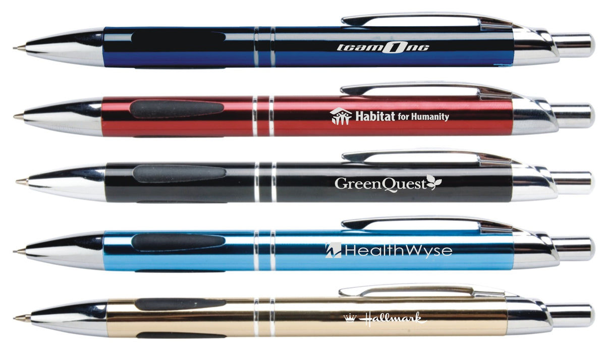 Retractable Metal Pen — Custom Logo USA