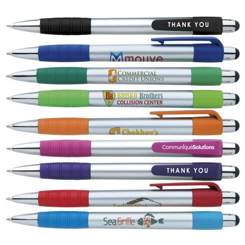 Custom Stylus Ballpoint Pens with logos
