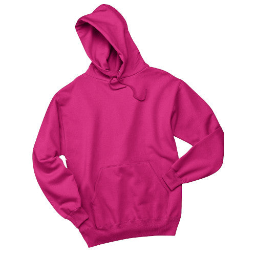 Cyber Pink Custom Jerzees Hooded Sweatshirt